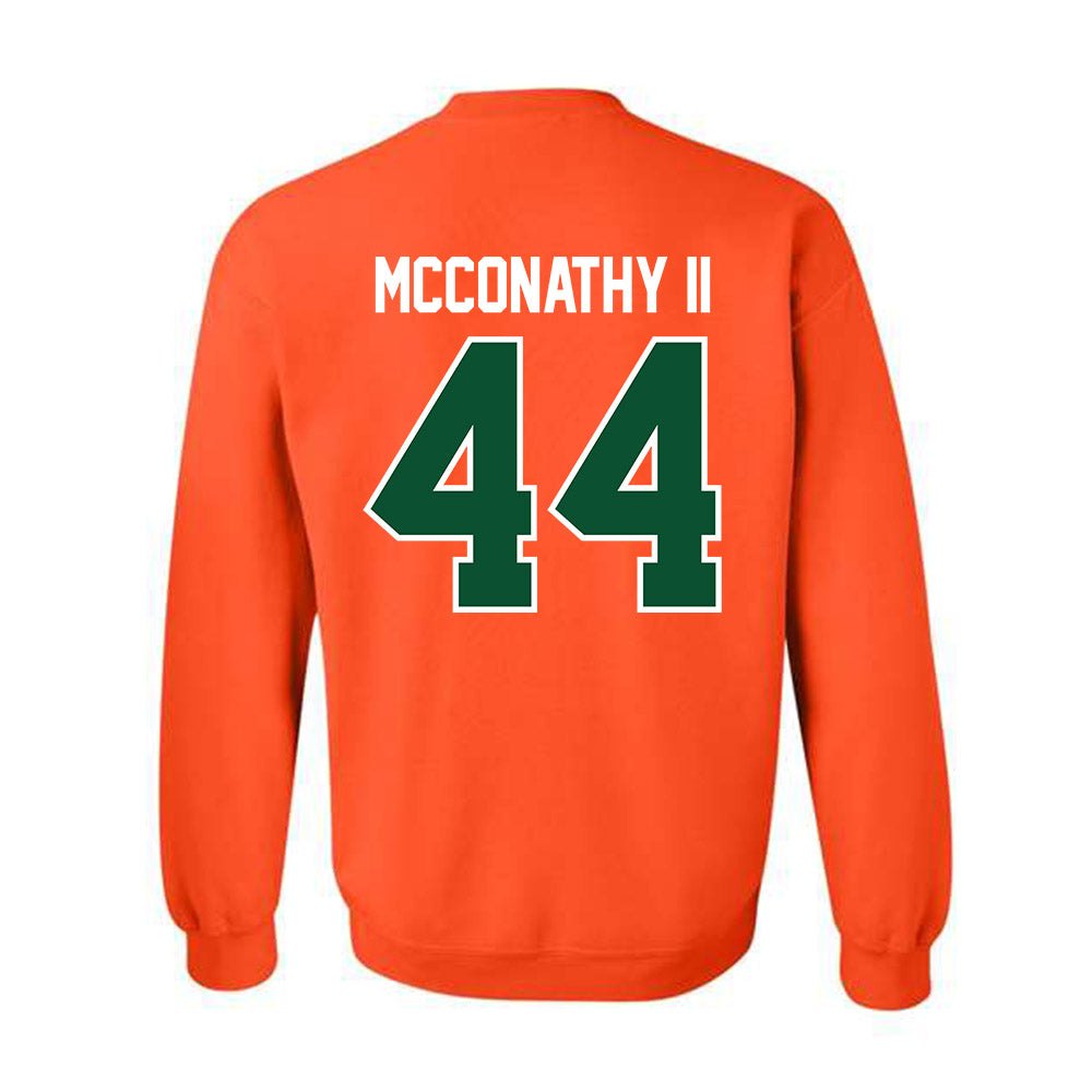 Miami - NCAA Football : Cole McConathy II - Classic Shersey Crewneck Sweatshirt-1