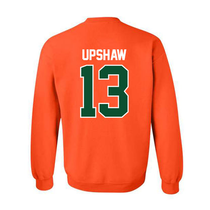 Miami - NCAA Football : Daylyn Upshaw - Classic Shersey Crewneck Sweatshirt-1