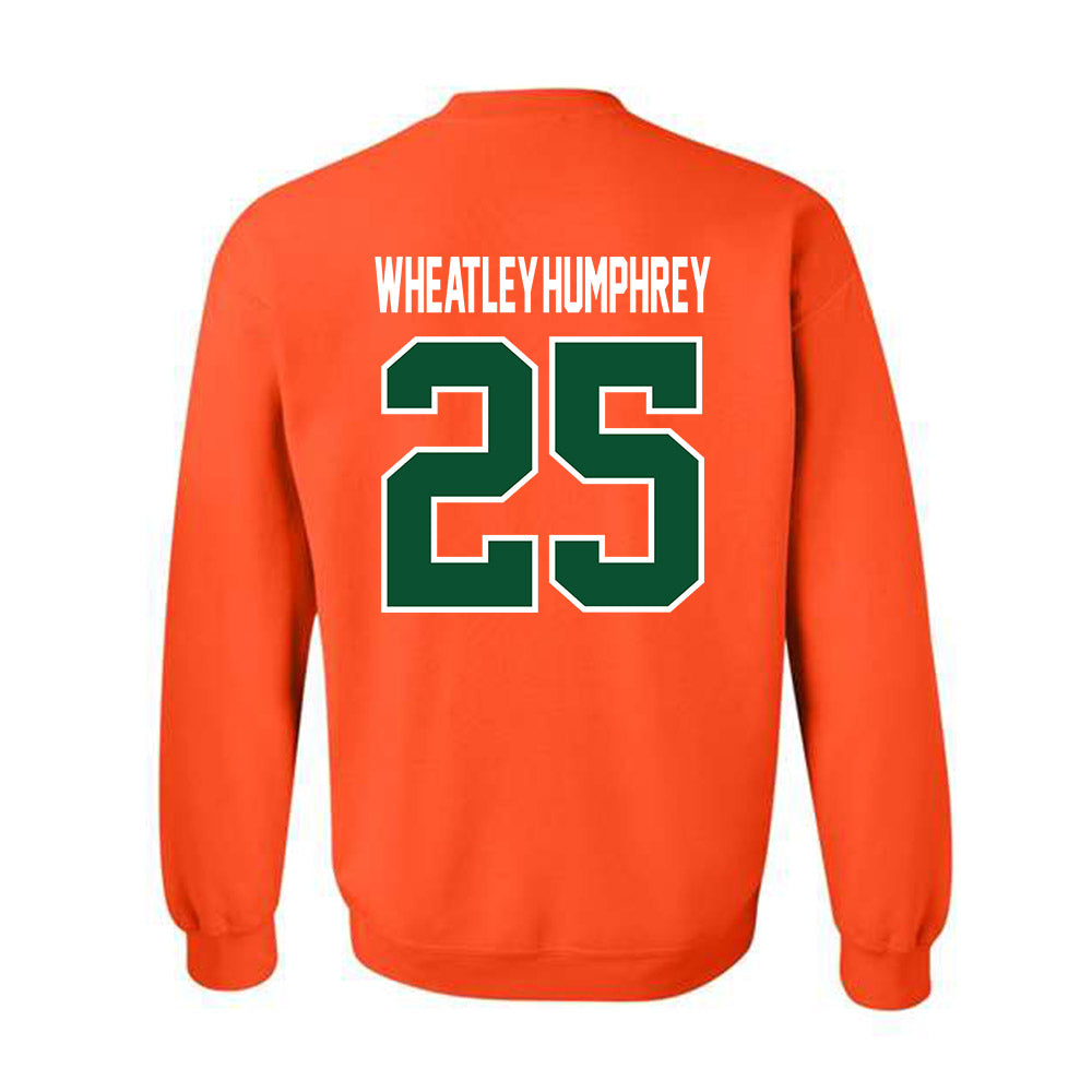 Miami - NCAA Football : Chris Wheatley-Humphrey - Classic Shersey Crewneck Sweatshirt-1