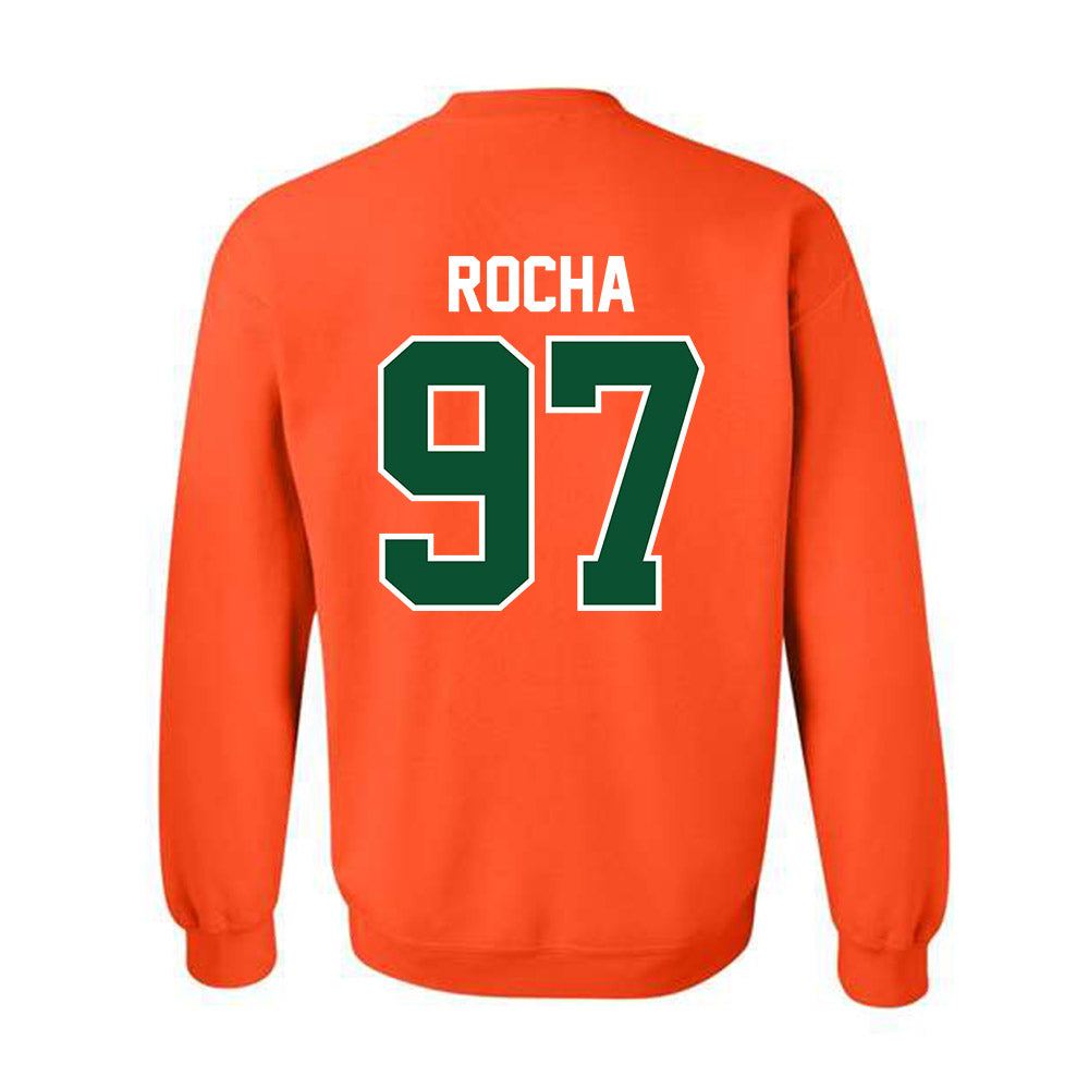 Miami - NCAA Football : Will Rocha - Classic Shersey Crewneck Sweatshirt-1