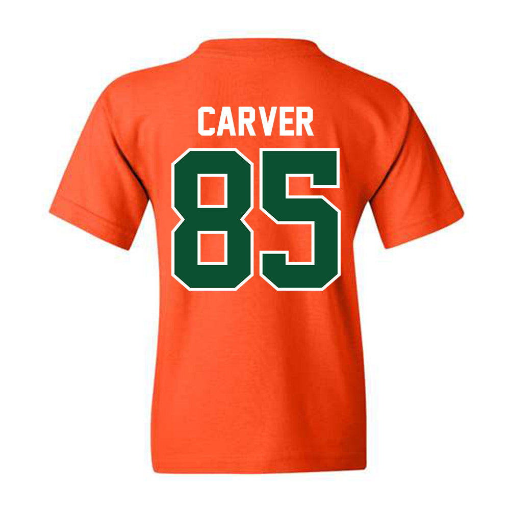 Miami - NCAA Football : Jackson Carver - Classic Shersey Youth T-Shirt