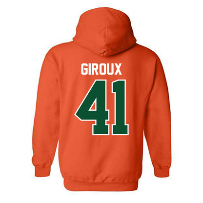 Miami - NCAA Baseball : Alexander Giroux - Classic Shersey Hooded Sweatshirt-1