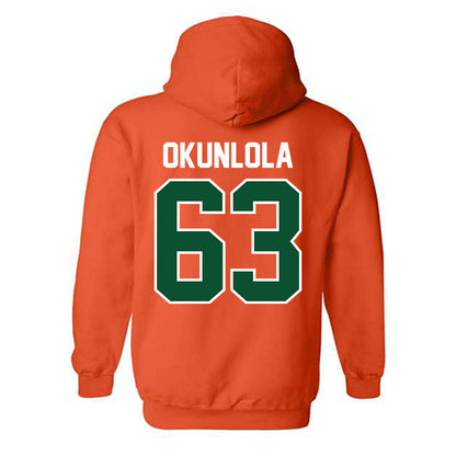 Miami - NCAA Football : Samson Okunlola - Classic Shersey Hooded Sweatshirt-1