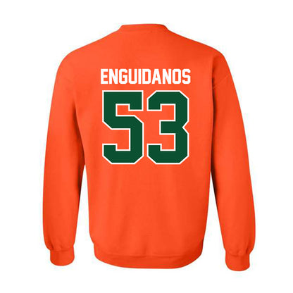 Miami - NCAA Football : Joey Enguidanos - Classic Shersey Crewneck Sweatshirt