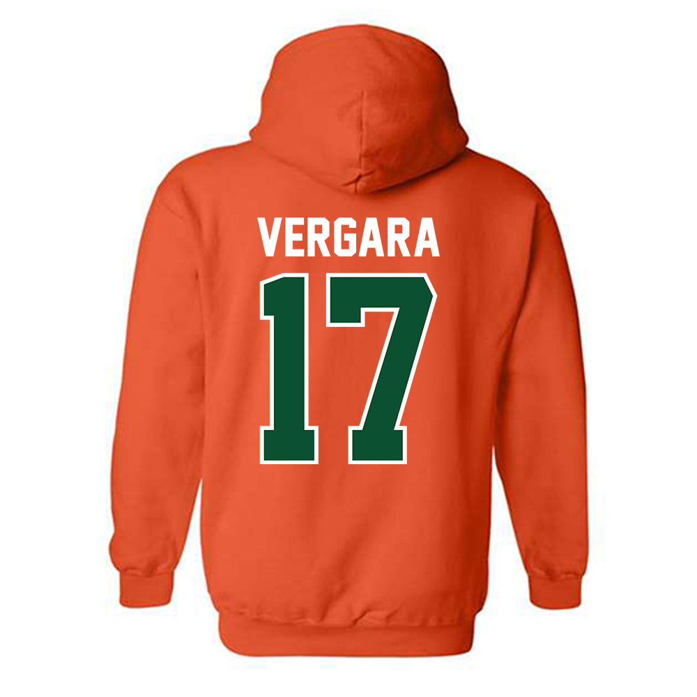 Miami - NCAA Women's Volleyball : Jazmin Vergara - Classic Shersey Hooded Sweatshirt-1