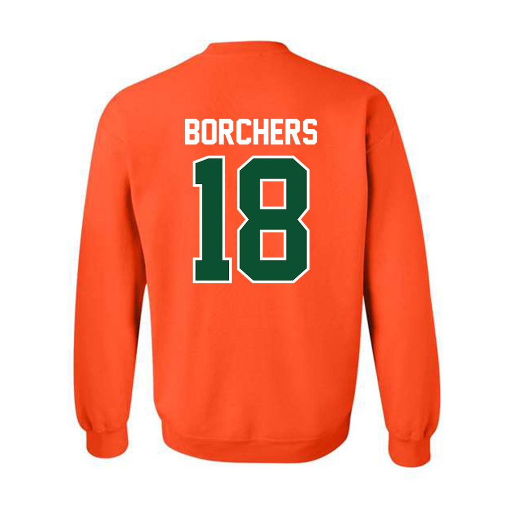 Miami - NCAA Football : Joe Borchers - Classic Shersey Crewneck Sweatshirt-1