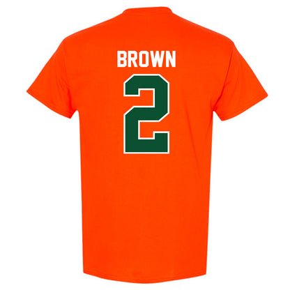 Miami - NCAA Football : Damari Brown - Classic Shersey T-Shirt-1
