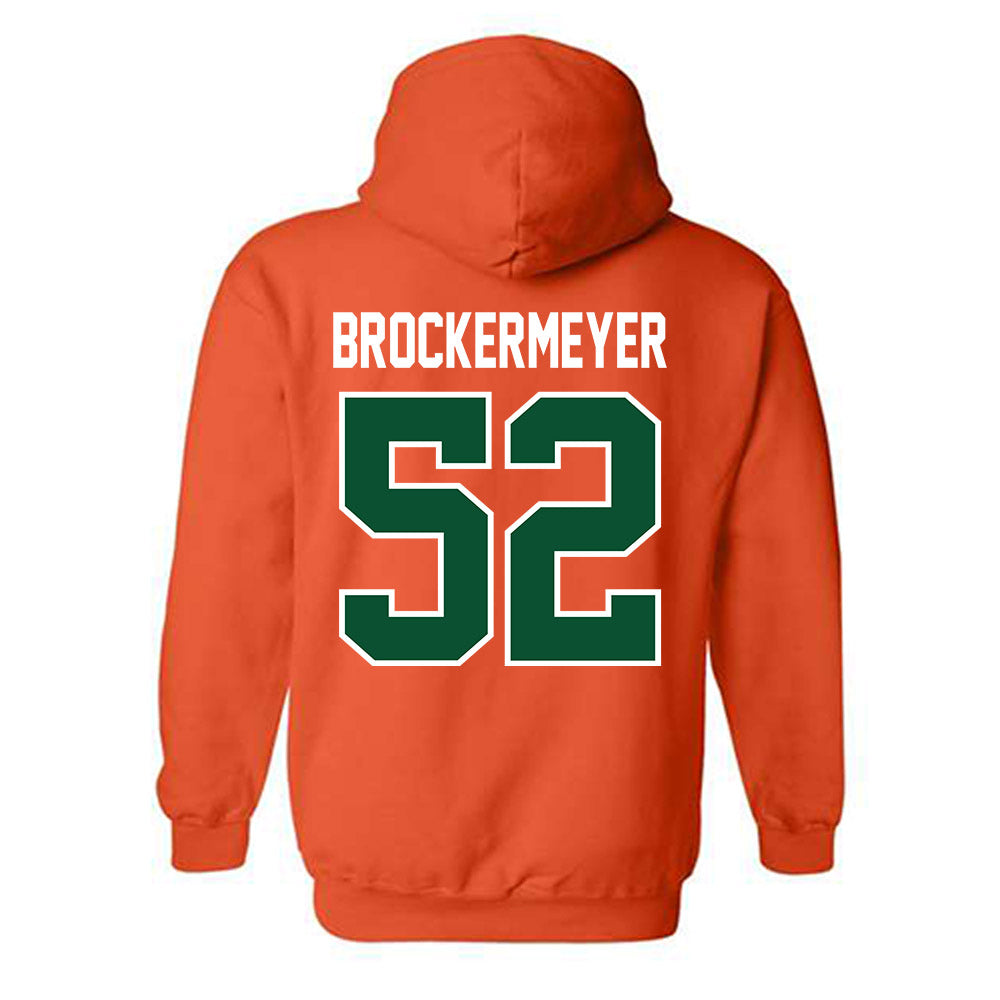 Miami - NCAA Football : James Brockermeyer - Classic Shersey Hooded Sweatshirt-1