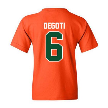 Miami - NCAA Baseball : Brandon DeGoti - Classic Shersey Youth T-Shirt-1
