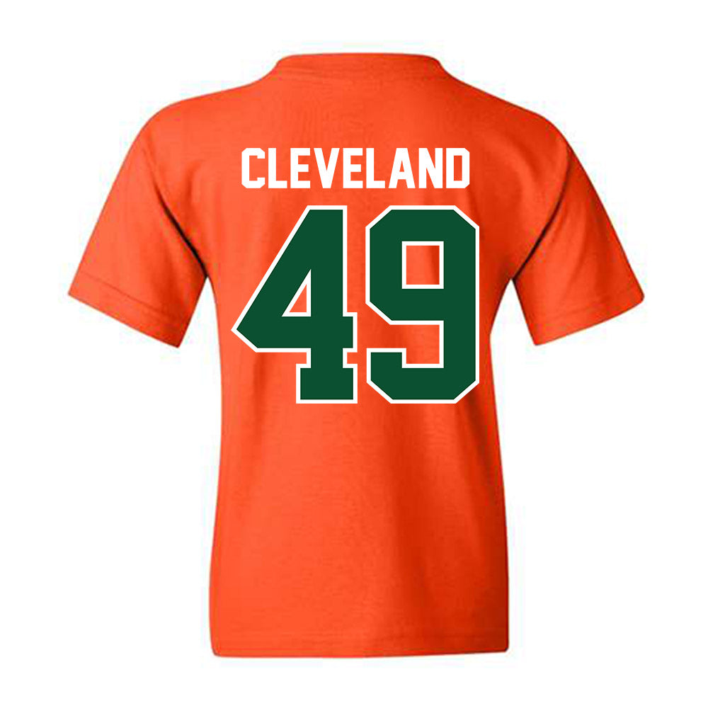 Miami - NCAA Baseball : Jackson Cleveland - Classic Shersey Youth T-Shirt-1