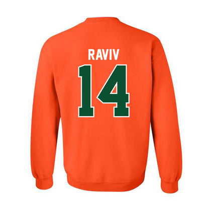 Miami - NCAA Women's Basketball : Gal Raviv - Classic Shersey Crewneck Sweatshirt-1