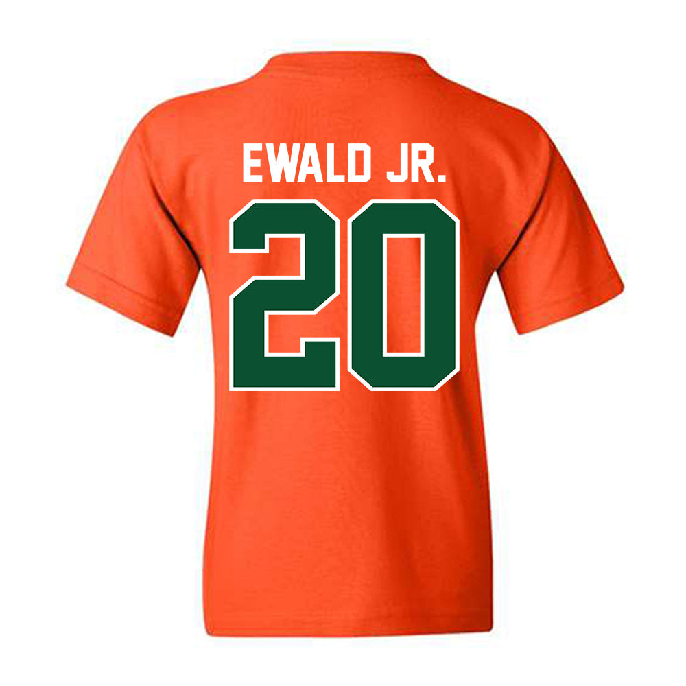 Miami - NCAA Football : Chris Ewald Jr. - Classic Shersey Youth T-Shirt-1