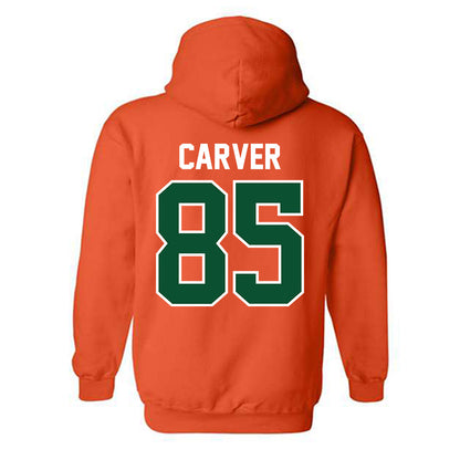 Miami - NCAA Football : Jackson Carver - Classic Shersey Hooded Sweatshirt