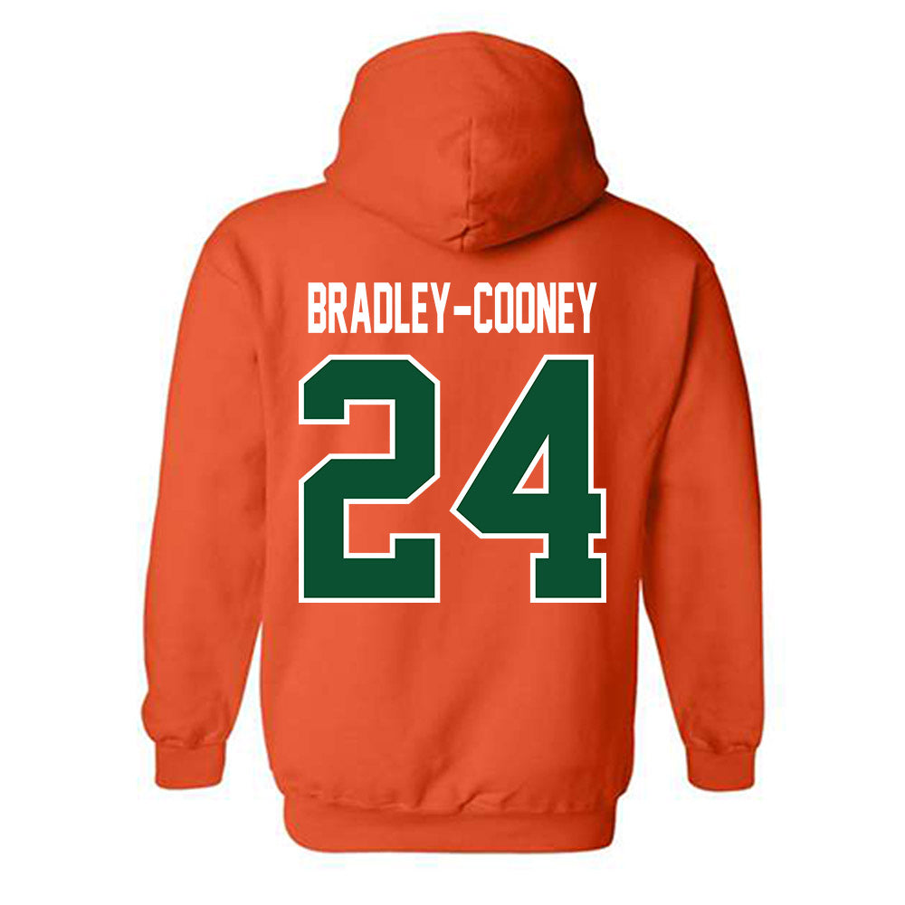 Miami - NCAA Baseball : Packy Bradley-Cooney - Classic Shersey Hooded Sweatshirt-1