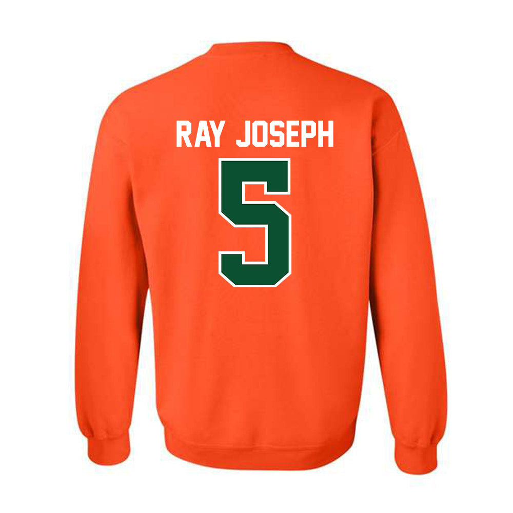 Miami - NCAA Football : Ray Ray Joseph - Classic Shersey Crewneck Sweatshirt-1