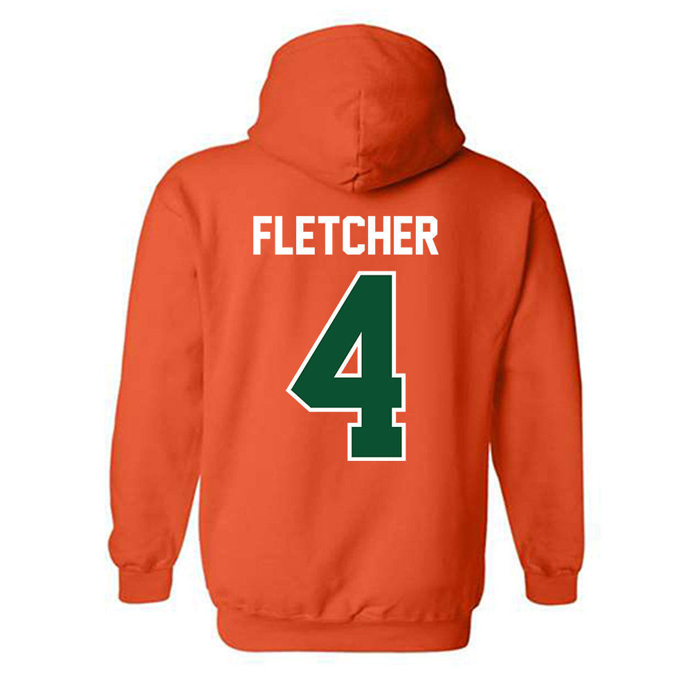 Miami - NCAA Football : Mark Fletcher - Classic Shersey Hooded Sweatshirt