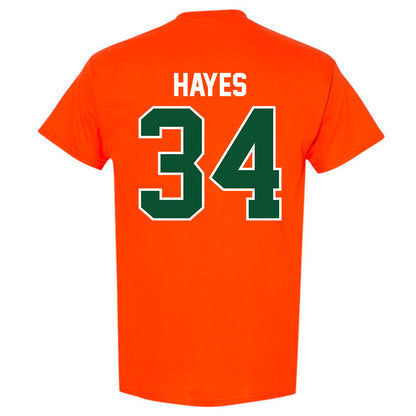 Miami - NCAA Football : Adarius Hayes - Classic Shersey T-Shirt-1