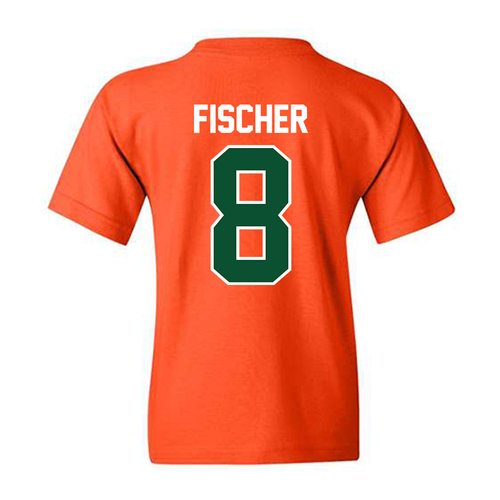 Miami - NCAA Baseball : Carson Fischer - Classic Shersey Youth T-Shirt-1