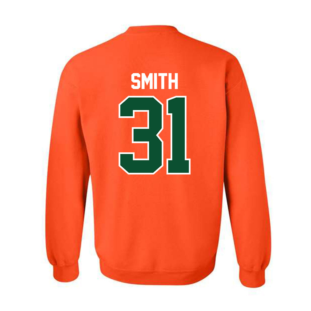 Miami - NCAA Baseball : Will Smith - Classic Shersey Crewneck Sweatshirt-1
