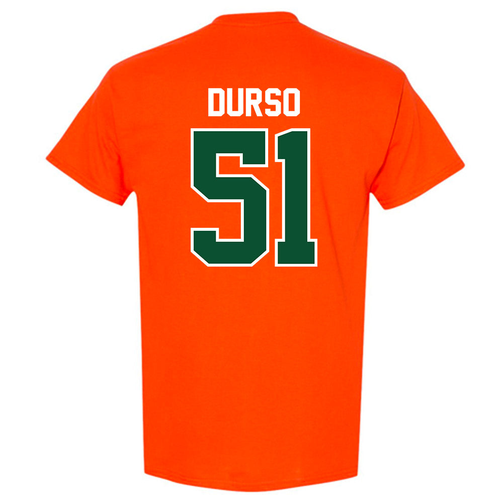Miami - NCAA Baseball : Jack Durso - Classic Shersey T-Shirt-1