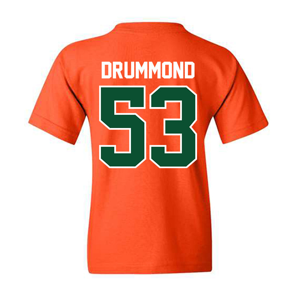 Miami - NCAA Baseball : Lj Drummond - Classic Shersey Youth T-Shirt-1