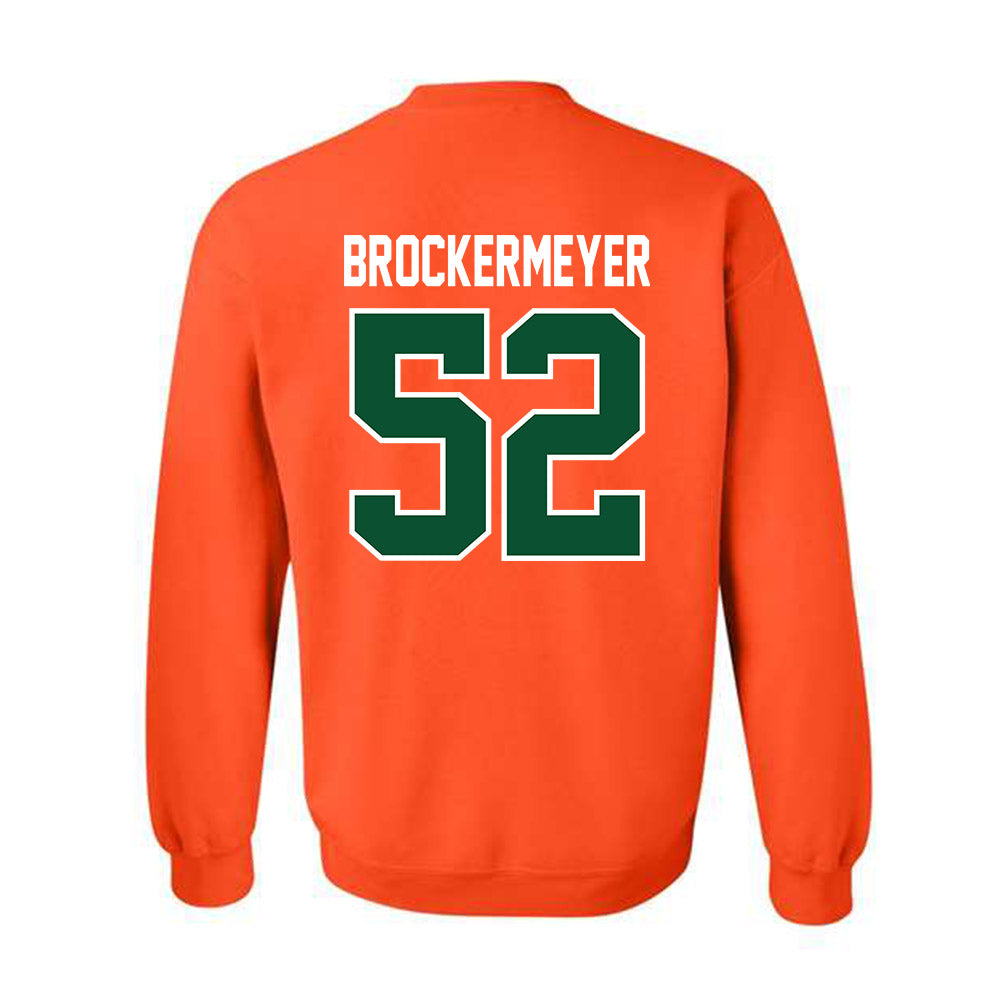 Miami - NCAA Football : James Brockermeyer - Classic Shersey Crewneck Sweatshirt-1