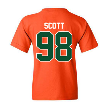 Miami - NCAA Football : Justin Scott - Classic Shersey Youth T-Shirt