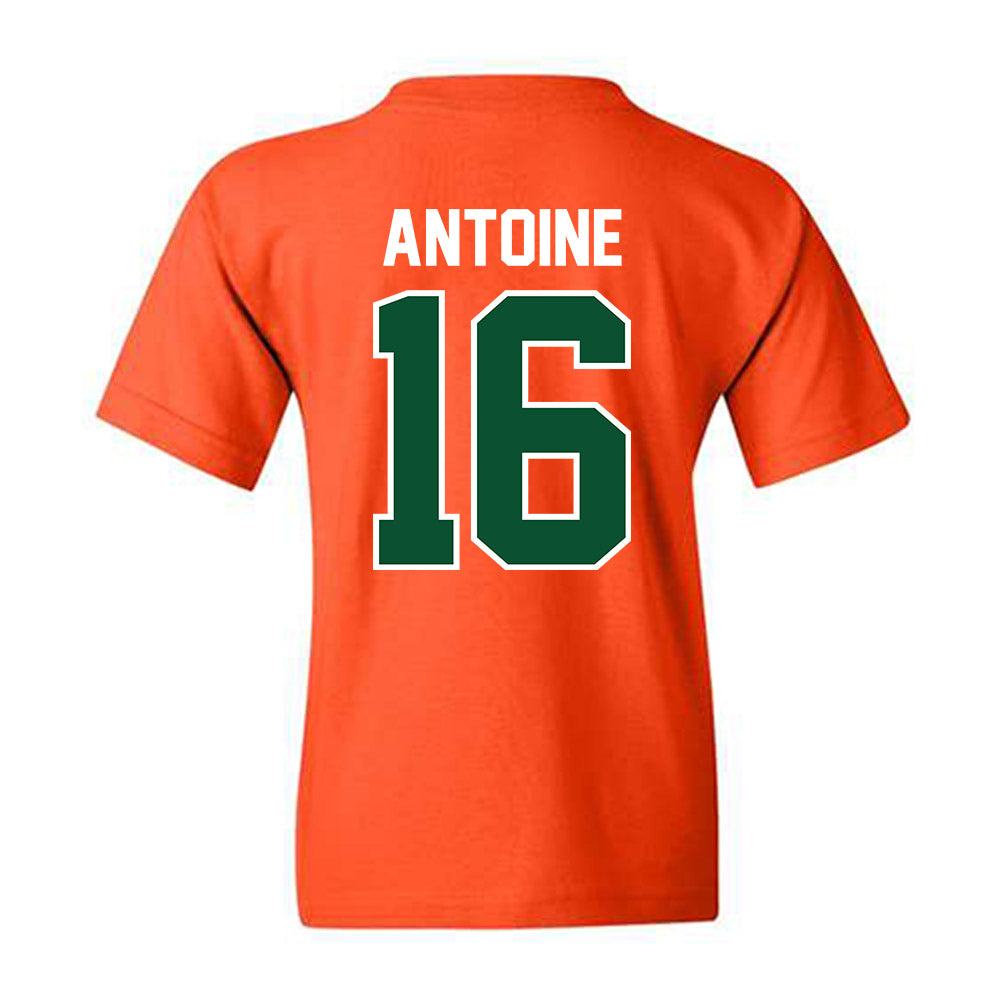 Miami - NCAA Football : Jaboree Antoine - Classic Shersey Youth T-Shirt-1