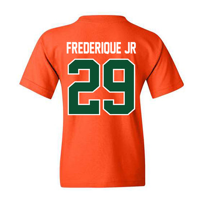 Miami - NCAA Football : Romanas Frederique Jr - Classic Shersey Youth T-Shirt-1