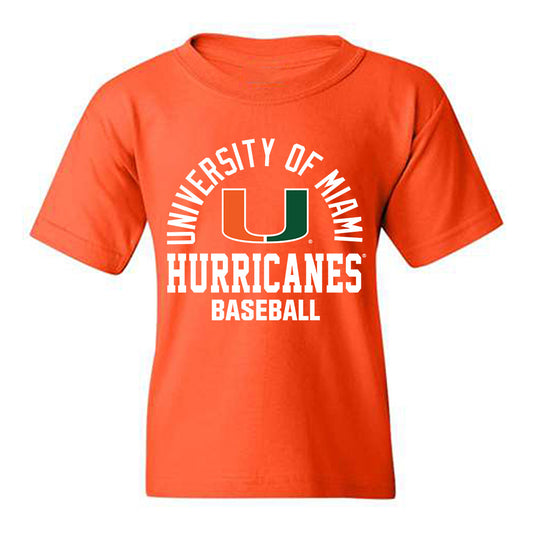 Miami - NCAA Baseball : Howard Tate DeRias - Classic Shersey Youth T-Shirt-0