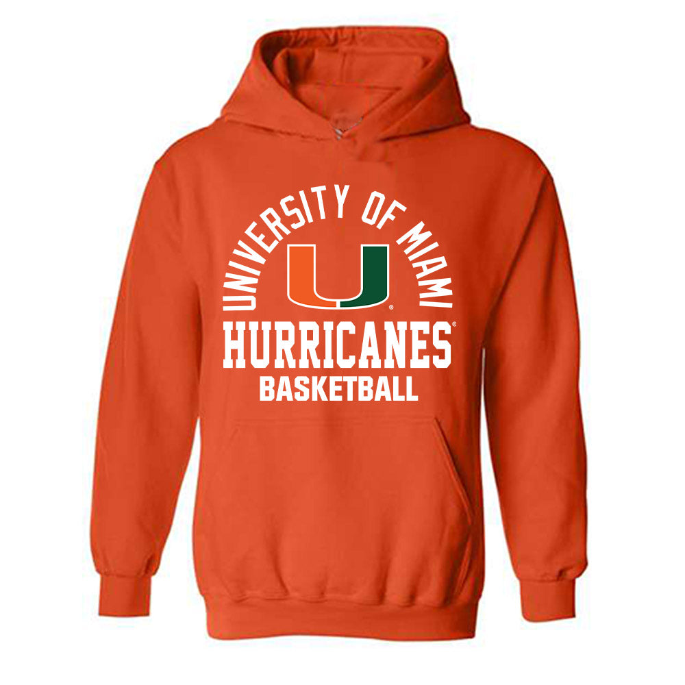 Miami - NCAA Men's Basketball : Marcus Allen - Classic Shersey Hooded Sweatshirt-0