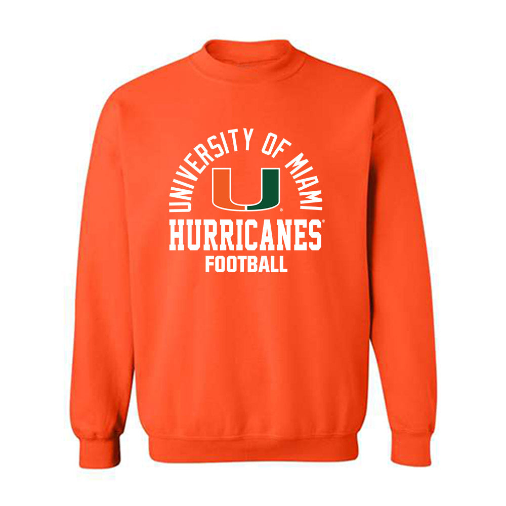 Miami - NCAA Football : Carter Davis - Classic Shersey Crewneck Sweatshirt-0