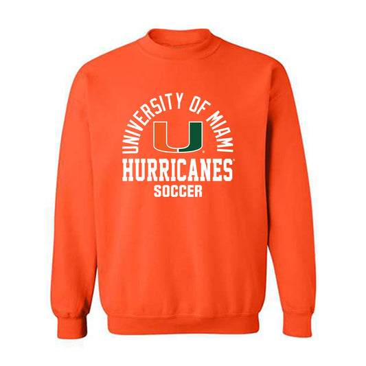 Miami - NCAA Women's Soccer : Amanda Peck - Classic Shersey Crewneck Sweatshirt-0
