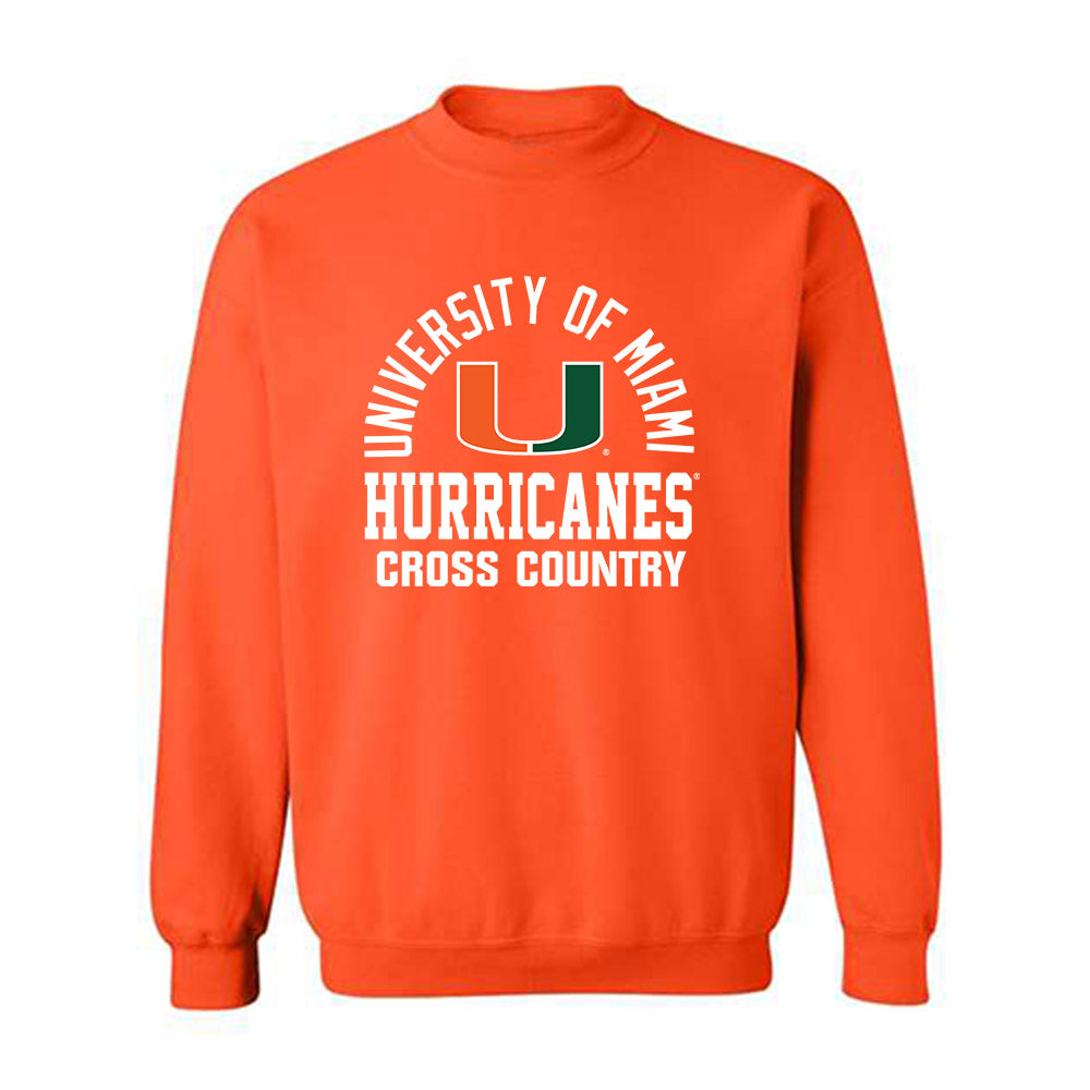 Miami - NCAA Men's Cross Country : Nico Valentine - Classic Shersey Crewneck Sweatshirt-0