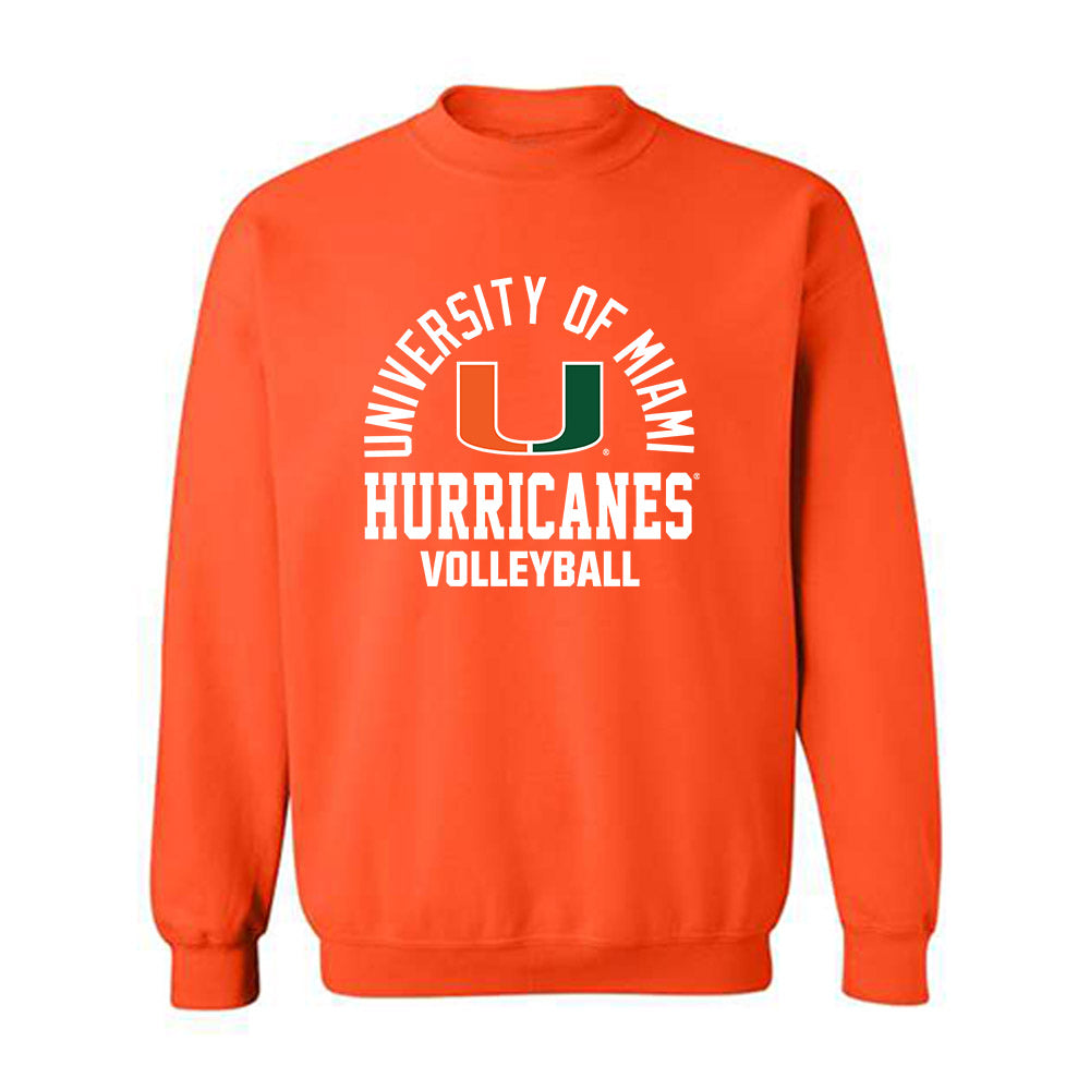Miami - NCAA Women's Volleyball : Amina Ndiaye - Classic Shersey Crewneck Sweatshirt-0