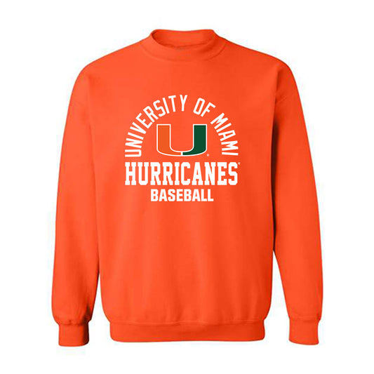 Miami - NCAA Baseball : Frank Menendez - Classic Shersey Crewneck Sweatshirt-0