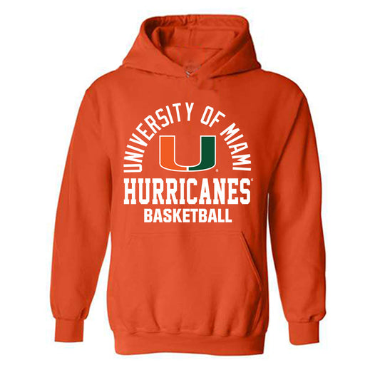 Miami - NCAA Men's Basketball : Tre Donaldson - Classic Shersey Hooded Sweatshirt-0