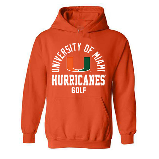 Miami - NCAA Women's Golf : Barbora Bujakova - Classic Shersey Hooded Sweatshirt-0