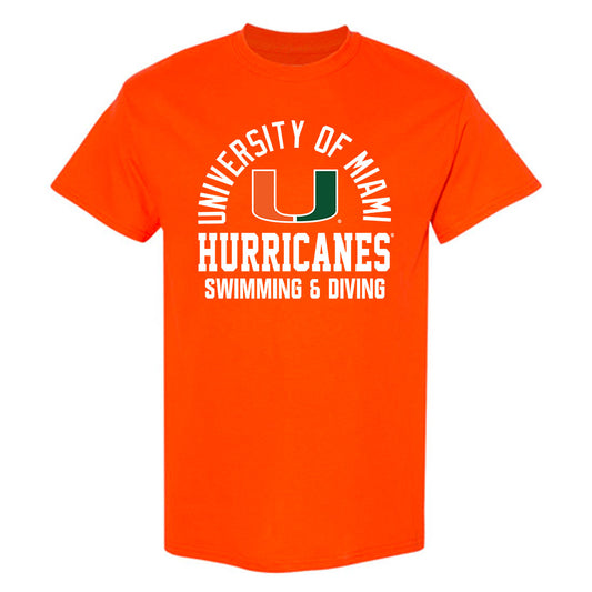 Miami - NCAA Women's Swimming & Diving : Carly Lahr - Classic Shersey T-Shirt-0