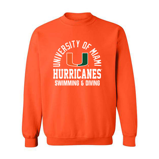 Miami - NCAA Women's Swimming & Diving : Kate Sommerstad - Classic Shersey Crewneck Sweatshirt-0
