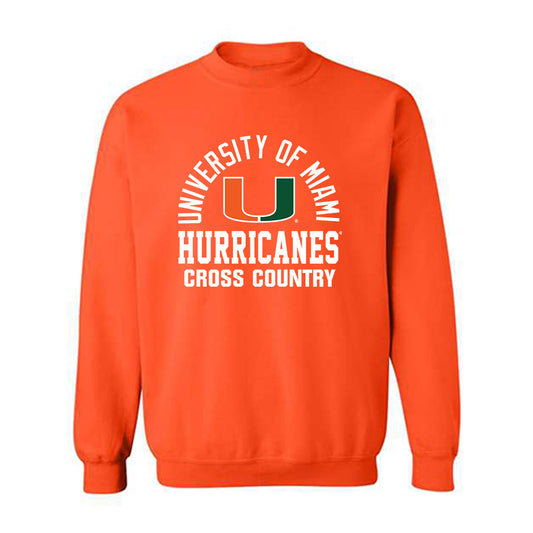 Miami - NCAA Men's Cross Country : Enrique Borrego - Classic Shersey Crewneck Sweatshirt-0