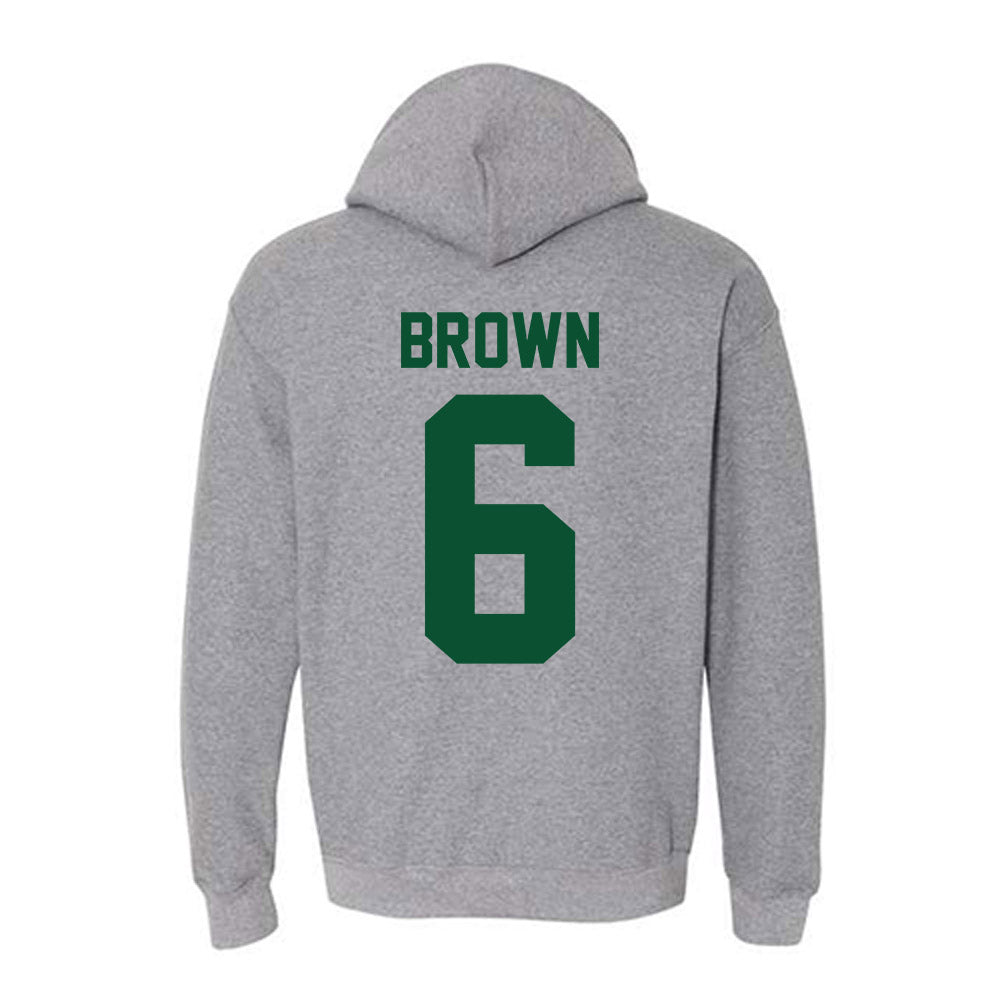 Miami - NCAA Football : CharMar Brown - Classic Shersey Hooded Sweatshirt-1