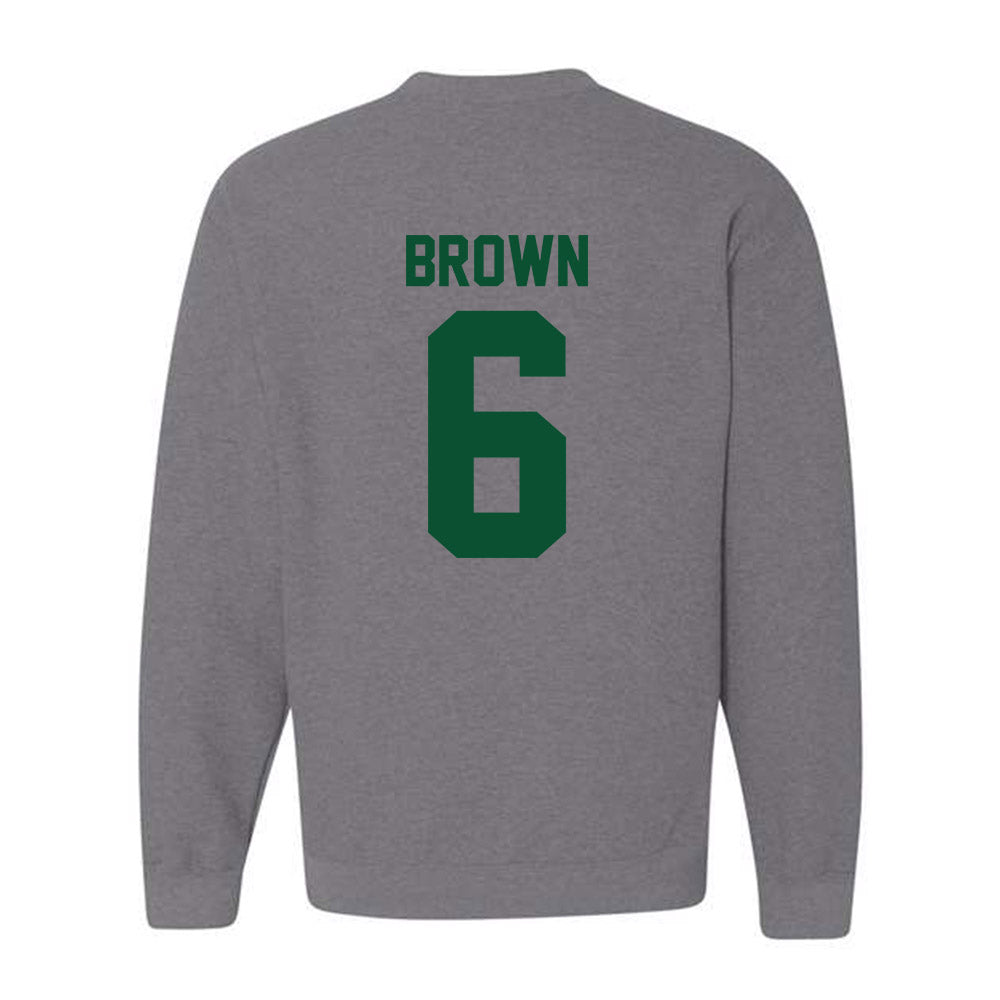 Miami - NCAA Football : CharMar Brown - Classic Shersey Crewneck Sweatshirt-1