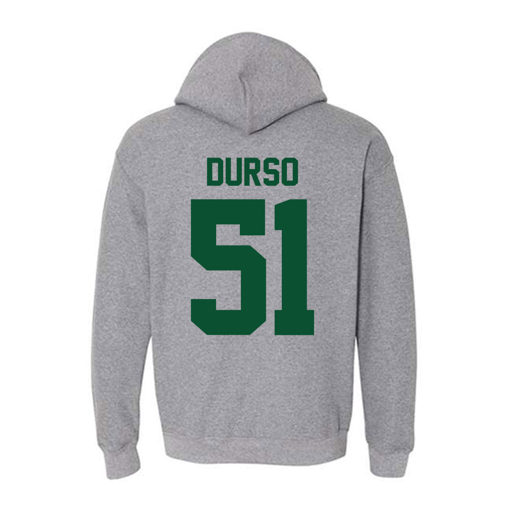 Miami - NCAA Baseball : Jack Durso - Classic Shersey Hooded Sweatshirt-1