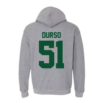Miami - NCAA Baseball : Jack Durso - Classic Shersey Hooded Sweatshirt-1