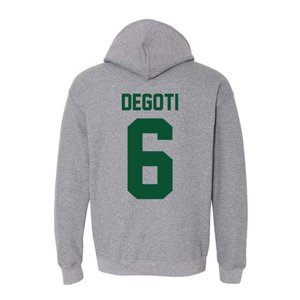 Miami - NCAA Baseball : Brandon DeGoti - Classic Shersey Hooded Sweatshirt-1