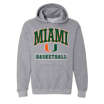 Miami - NCAA Men's Basketball : Xander Alarie - Classic Shersey Hooded Sweatshirt