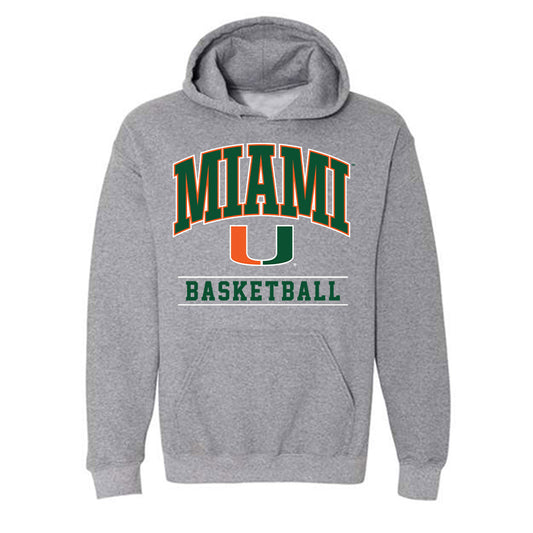 Miami - NCAA Men's Basketball : Xander Alarie - Classic Shersey Hooded Sweatshirt