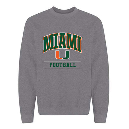 Miami - NCAA Football : Cam Ward - Classic Shersey Crewneck Sweatshirt-0