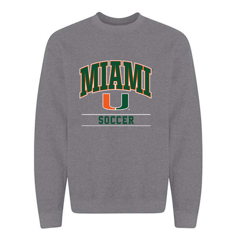Miami - NCAA Women's Soccer : Brea Gibbons - Classic Shersey Crewneck Sweatshirt-0